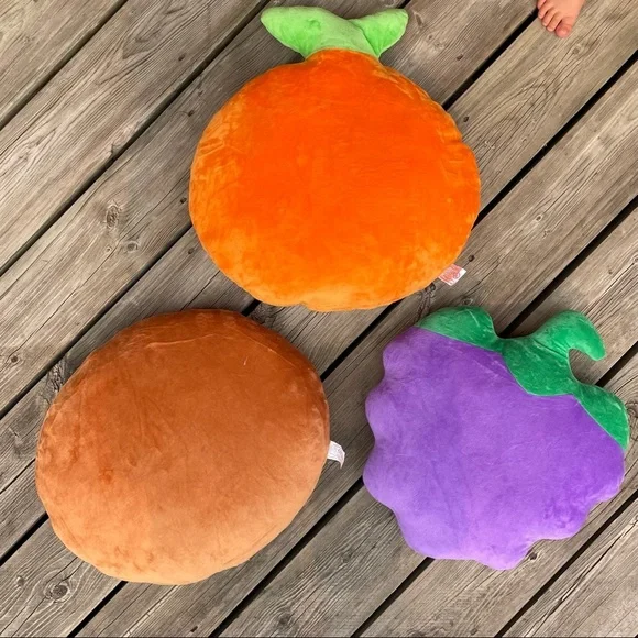 Smillow Scented Accent Pillow Plush Grape Orange - Picture 3 of 5